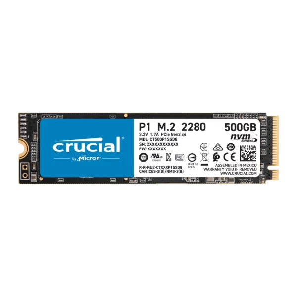 SSD M.2 500GB CRUCIAL NVME