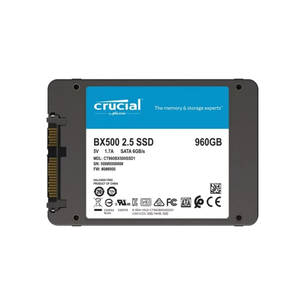 SSD SATA 960Gb Crucial