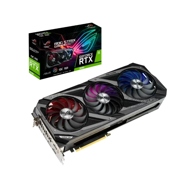 GPU Asus Rog Strix RTX 3090 24GB GDDR6 Gaming Oc Aura