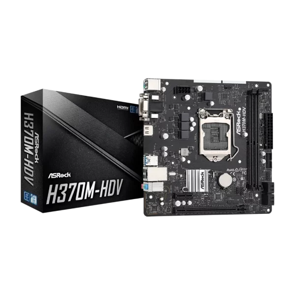 Board ASRock H370M HDV Intel 9ª DDR4