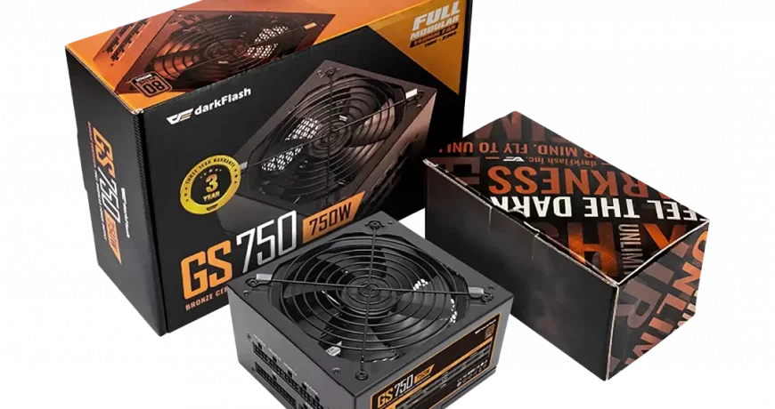 Fuente de poder Darkflash 750W Full Modular GS750 80+ Bronze