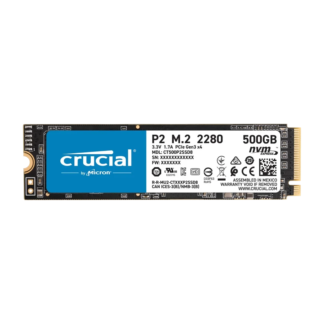 SSD M.2 2280 Crucial 500 GB NVMe - Store