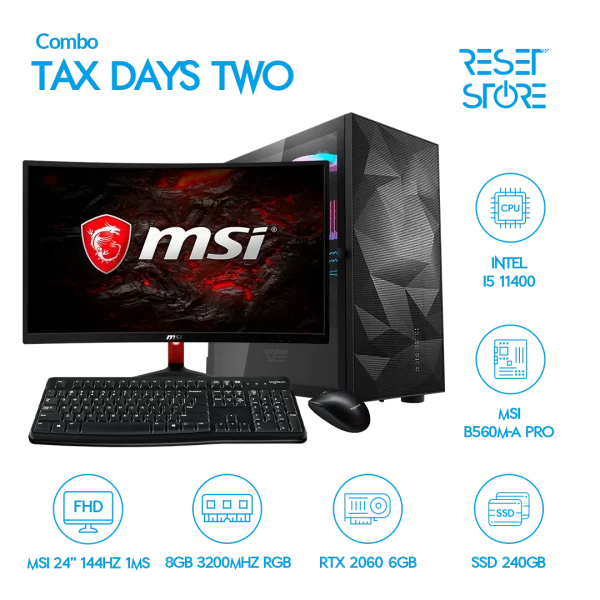 Combo Tax Days Two - i5 11400 + RTX 2060 6GB