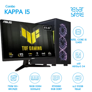 Combo Kappa i5 - RTX5060 + 24" 146Hz