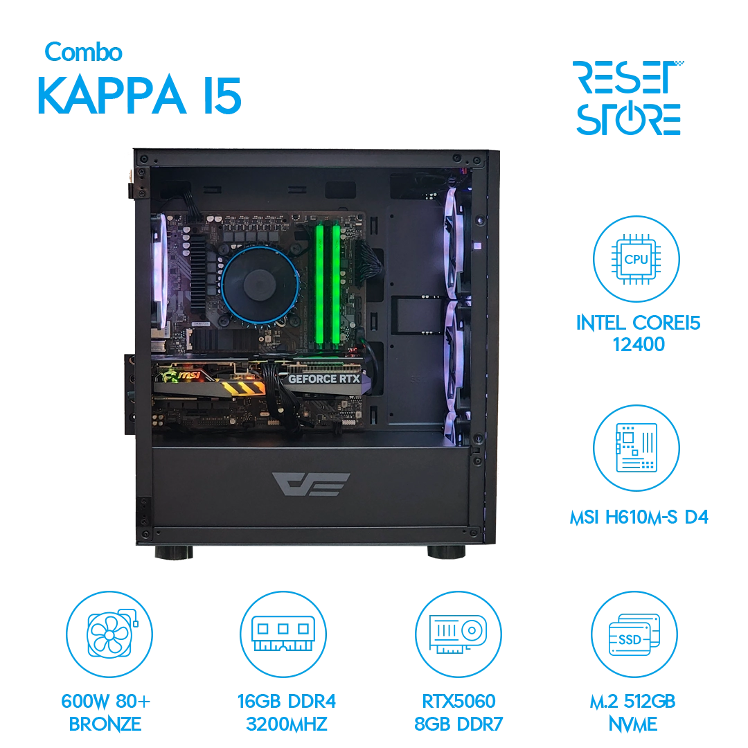 Combo Kappa i5 - RTX5060 + 24" 146Hz - Imagen 3