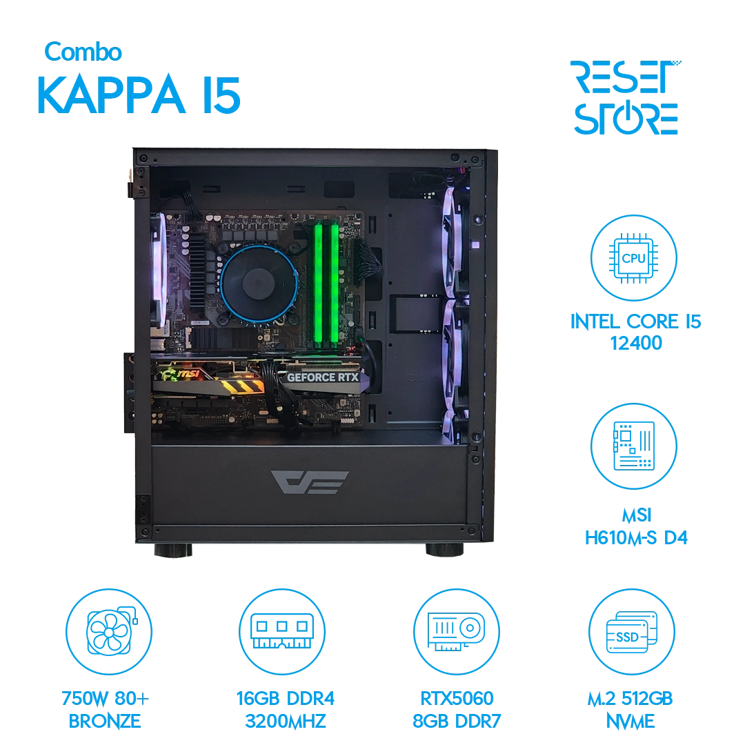 Combo Kappa i5 - RTX5060 + 24" 146Hz - Imagen 3