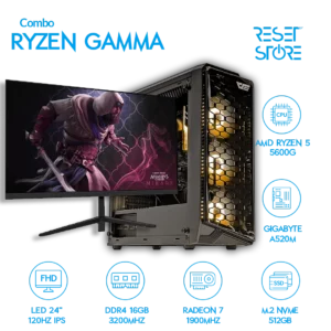 Combo Ryzen Gamma + Led 24" 120Hz