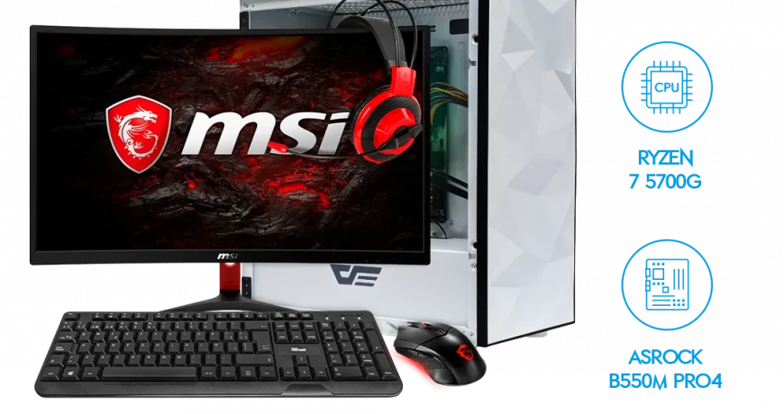 Combo Alpha G7 - 7 5700G + RAM 8GB 3200MHz