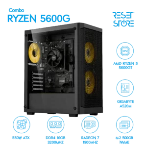 Combo Ryzen 5 5600G + 16GB + 550W