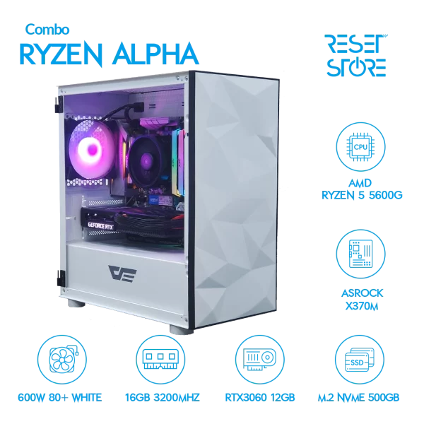 Combo Ryzen Alpha + RTX3060 12GB
