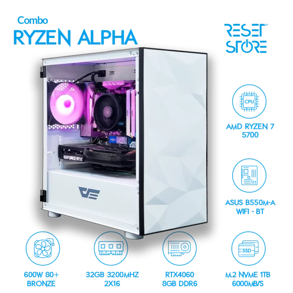 Combo Ryzen Alpha R7 5700