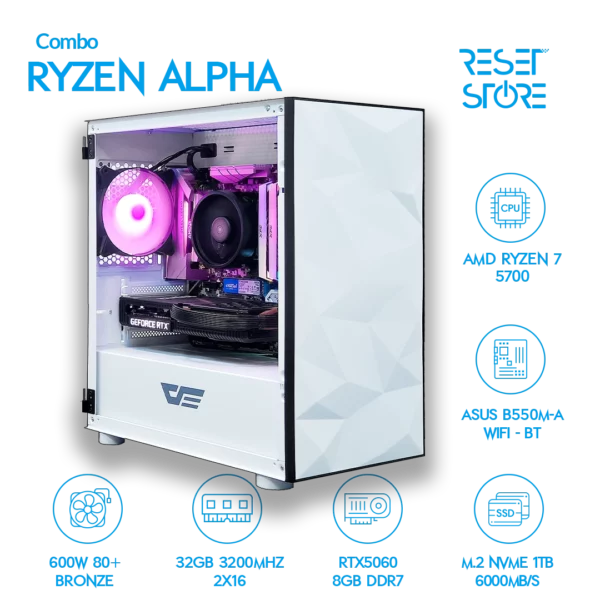Combo Ryzen Alpha R7 5700