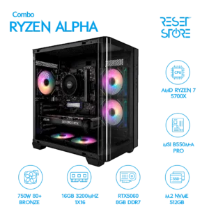 Combo Ryzen Alpha 5700x + RTX5060 + 750w