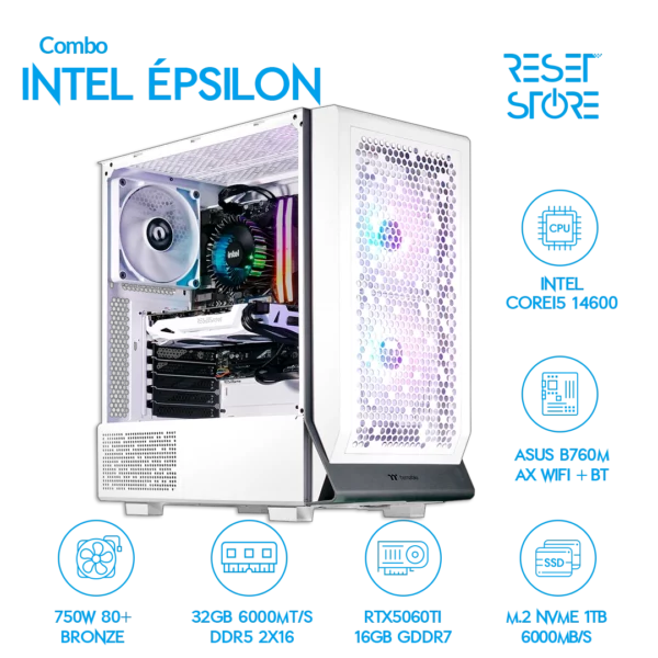 Combo Intel Épsilon 5060Ti 16Gb + 32Gb