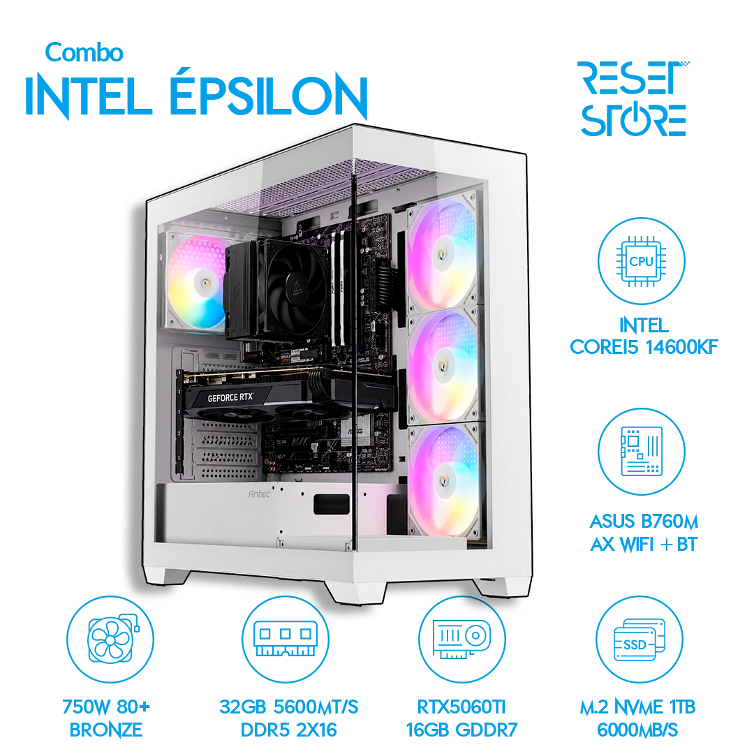 Combo Intel Épsilon 5060Ti 16Gb + 32Gb