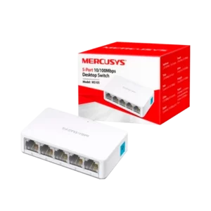 Switch 5 Puertos 10/100Mbps Mercusys MS105